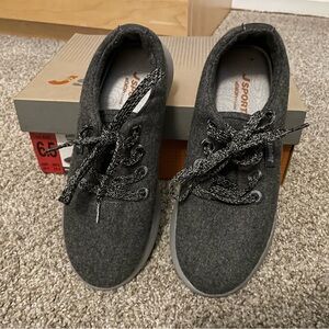 JSport by Jambu Dark Charcoal Gray Sneakers